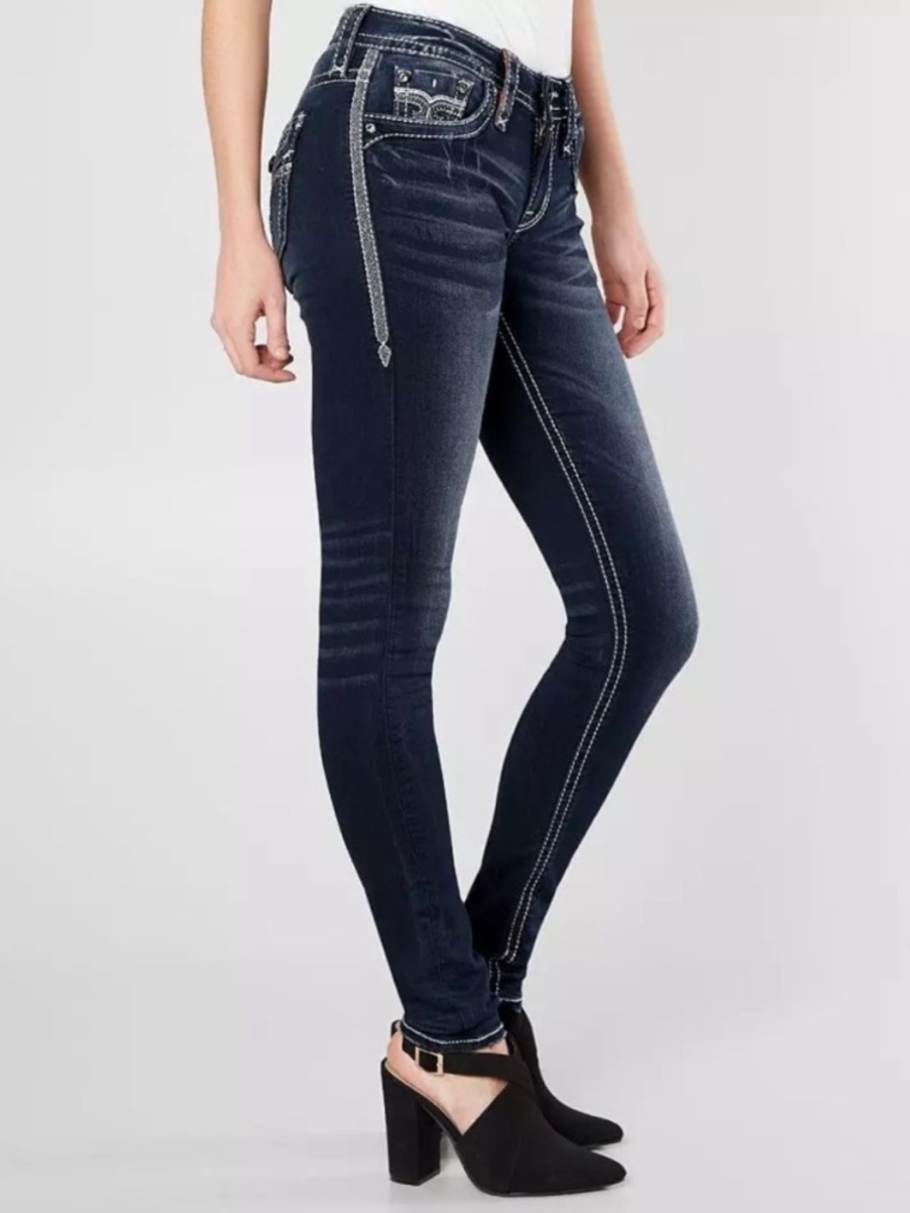 Rock Revival Haile Mid-Rise Skinny Jean 28